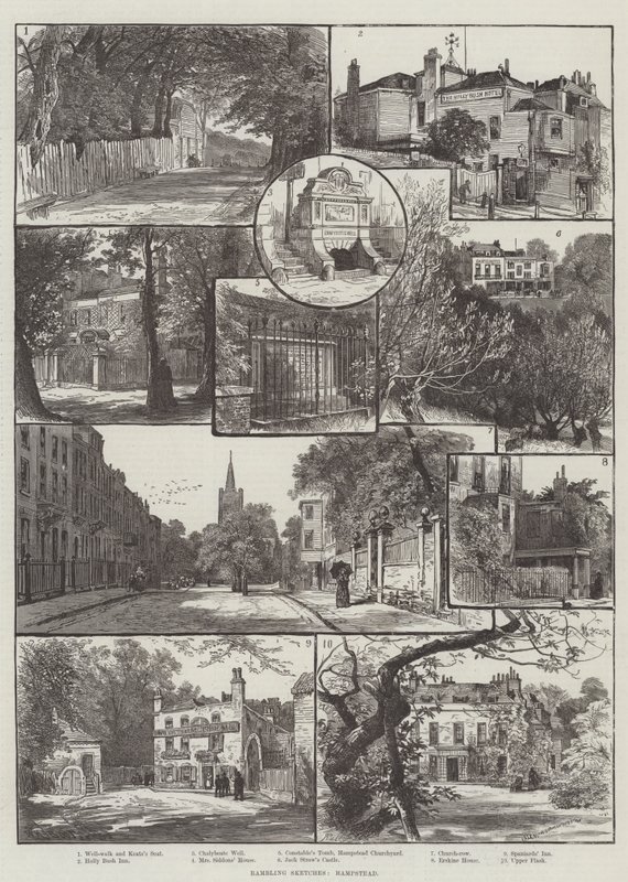 Rambling Sketches, Hampstead tekijältä William Henry James Boot