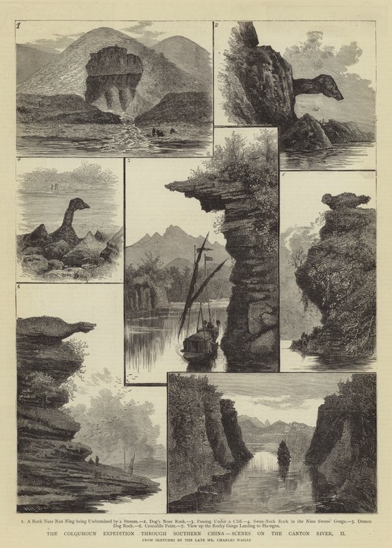 Colquhoun-retkikunta Etelä-Kiinan halki, kohtauksia Kantonjoella, II tekijältä William Henry James Boot