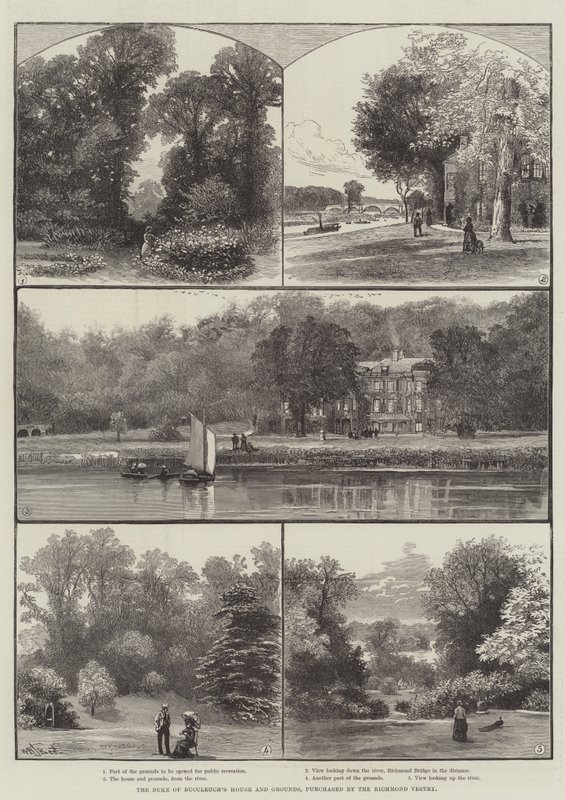 The Duke of Buccleuch House and Grounds, osti Richmond Vestry tekijältä William Henry James Boot