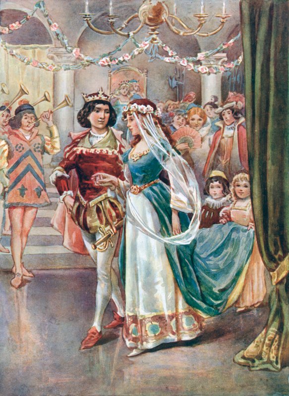 Hän pyysi häntä avaamaan pallon kanssaan tekijältä William Henry Margetson