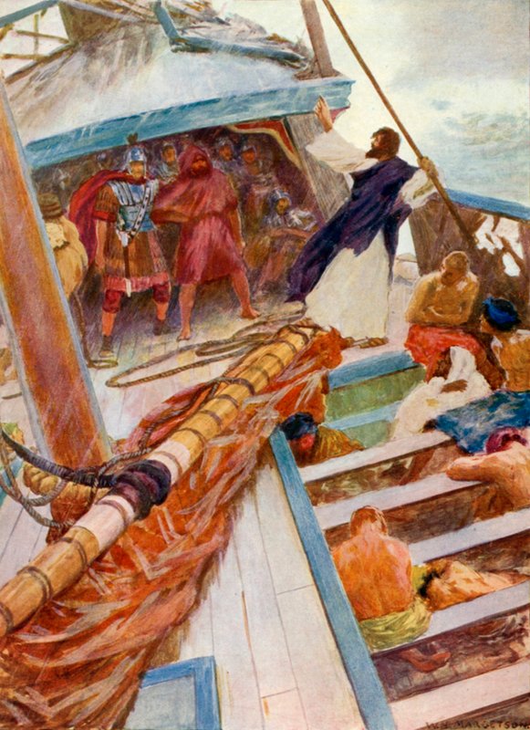 Paul haaksirikkoutunut tekijältä William Henry Margetson