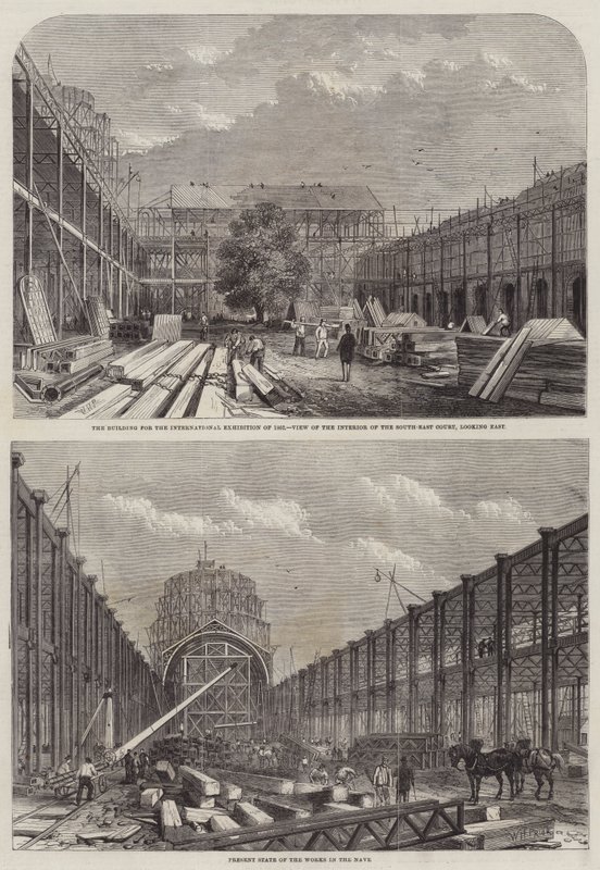 Näyttelyrakennus South Kensingtonissa tekijältä William Henry Prior