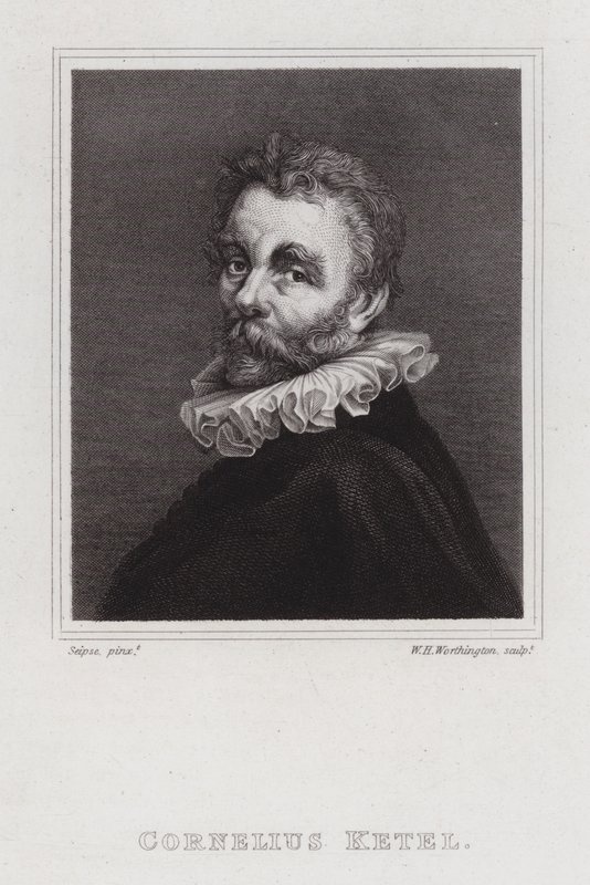 Cornelis Ketel, hollantilainen manieristi taidemaalari (kaiverrus) tekijältä William Henry Worthington