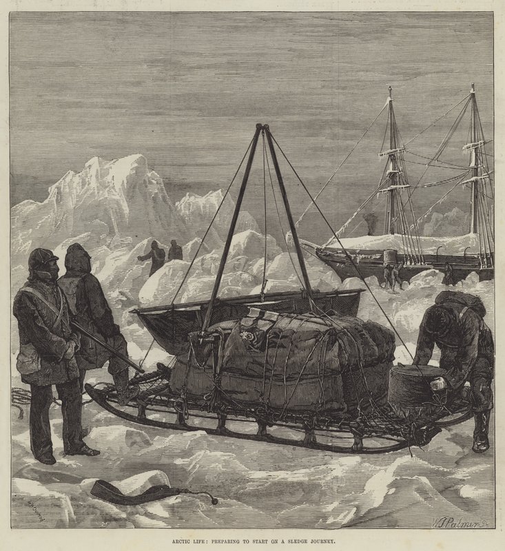 Arctic Life, valmistautuu aloittamaan kelkkamatkan tekijältä William Heysham Overend