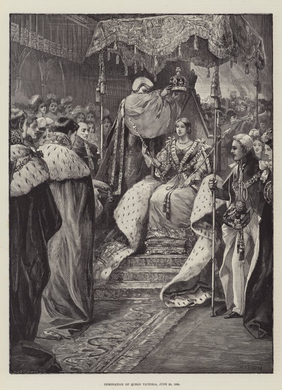 Kuningatar Victorian kruunaus 28. kesäkuuta 1838 tekijältä William Heysham Overend