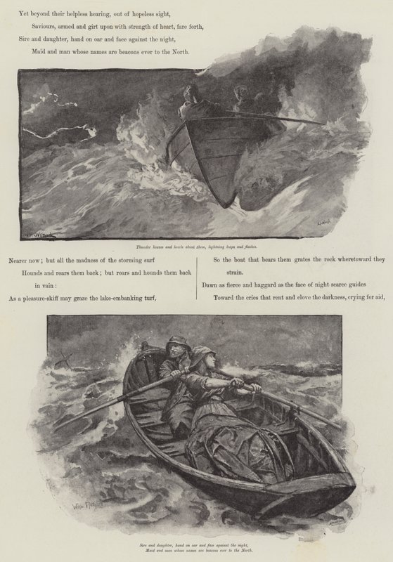 Grace Darling, kirjoittanut A C Swinburne tekijältä William Heysham Overend