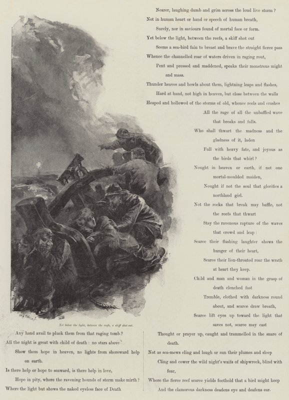 Grace Darling, kirjoittanut A C Swinburne tekijältä William Heysham Overend