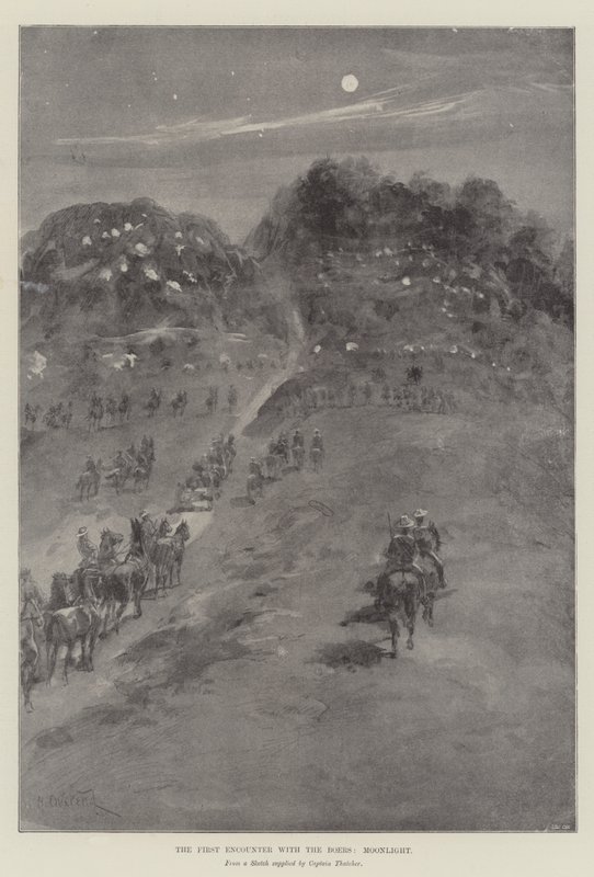 Ensimmäinen kohtaaminen buurien kanssa, Moonlight tekijältä William Heysham Overend