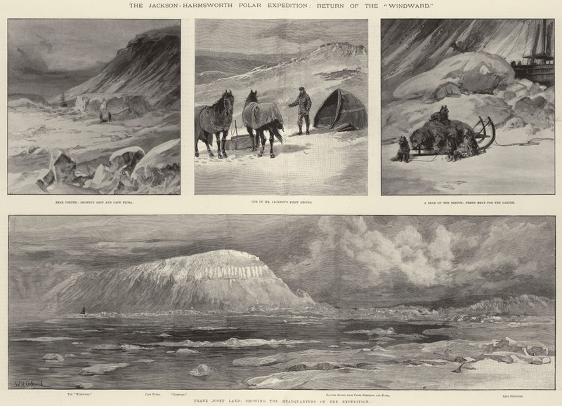 Jackson-Harmsworth Polar Expedition, Tuulen paluu tekijältä William Heysham Overend