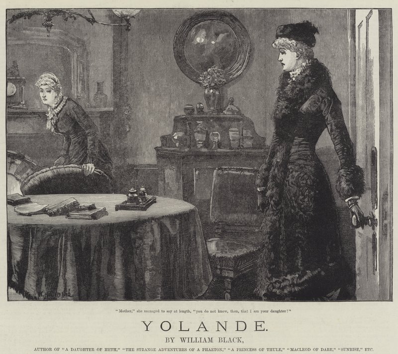 Yolande, kirjoittanut William Black tekijältä William Heysham Overend