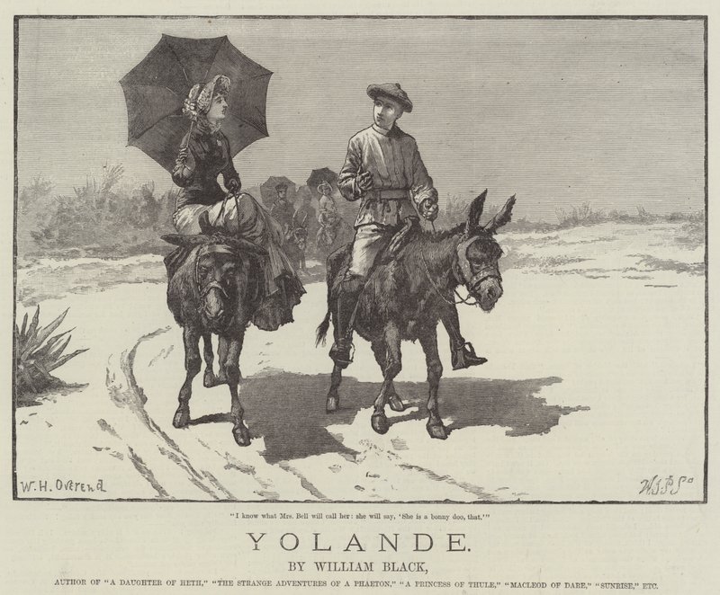 Yolande, kirjoittanut William Black tekijältä William Heysham Overend