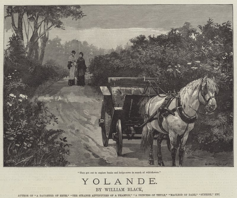 Yolande, kirjoittanut William Black tekijältä William Heysham Overend