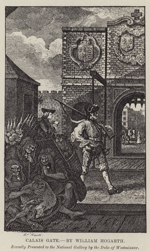 Calais Gate tekijältä William Hogarth