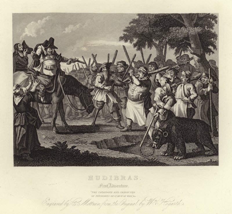 Samuel Butlerin Hudibras tekijältä William Hogarth