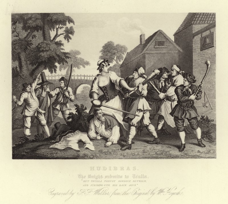 Samuel Butlerin Hudibras tekijältä William Hogarth