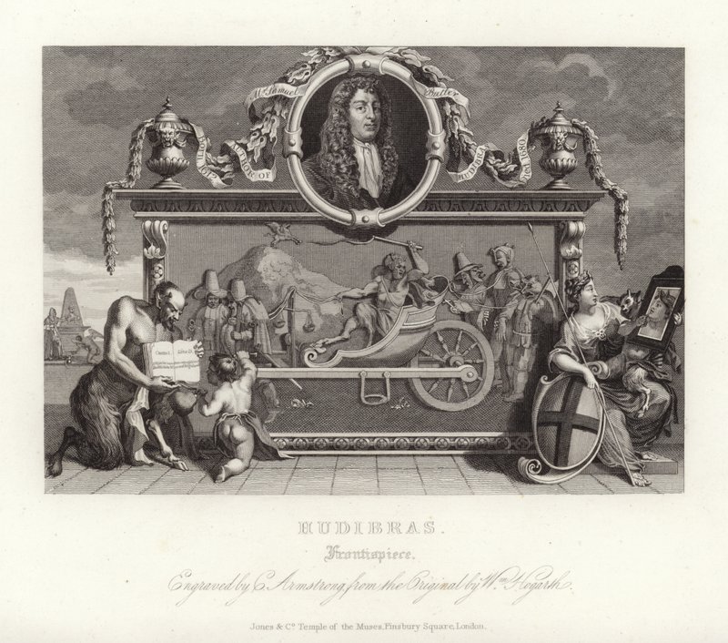 Samuel Butlerin Hudibras tekijältä William Hogarth