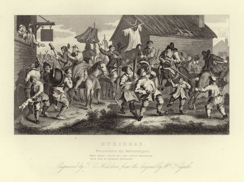 Samuel Butlerin Hudibras tekijältä William Hogarth