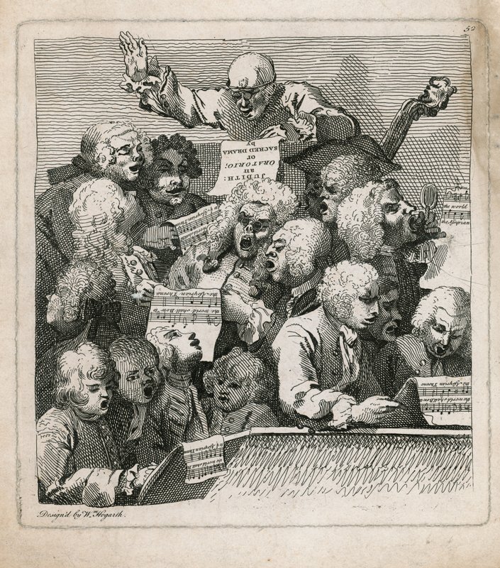 Muusikot tekijältä William Hogarth
