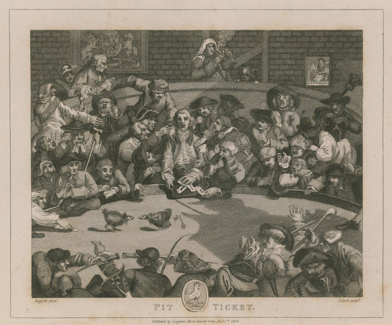 Pit-lippu tekijältä William Hogarth
