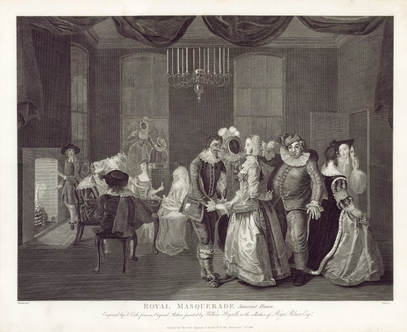 Royal Masquerade, Somerset House tekijältä William Hogarth
