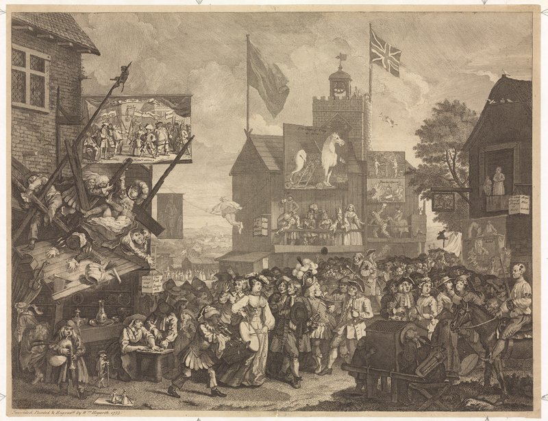 Southwarkin messut tekijältä William Hogarth