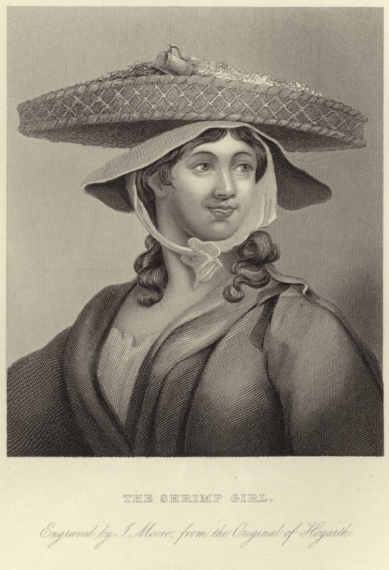 Katkarapu tyttö tekijältä William Hogarth