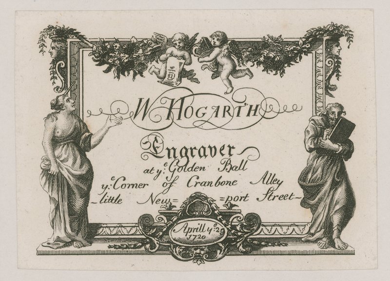 Vaihtokortti W Hogarthille tekijältä William Hogarth