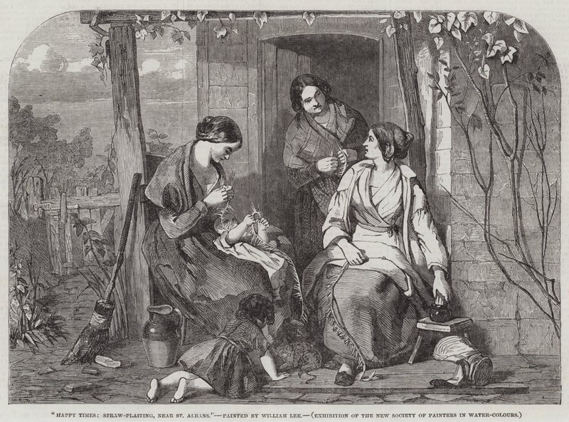 Happy Times, Straw-Plaiting, lähellä St Albansia tekijältä William Lee