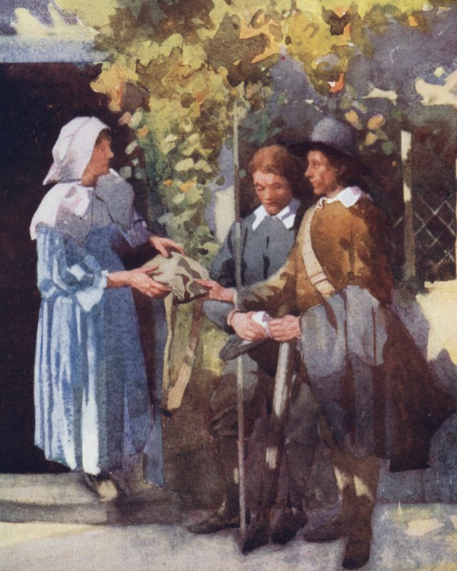 Kuvitus Izaak Waltonin teokseen The Compleat Angler (värilitho) tekijältä William Lee Hankey