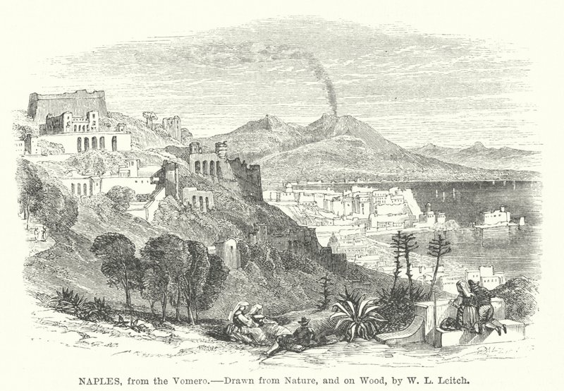 Napoli, Vomerosta (kaiverrus) tekijältä William Leighton (after) Leitch