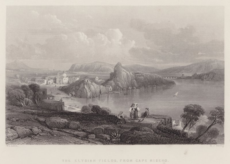 Elysian Fields, Cape Misenosta, Italiasta (kaiverrus) tekijältä William Leighton Leitch