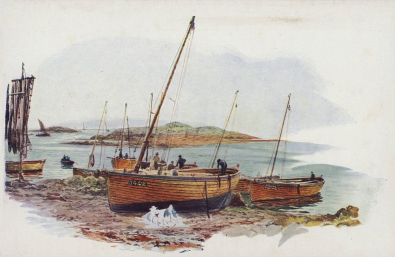 Loch Fyne Herring Skiffs Tarbetissa tekijältä William Lionel Wyllie