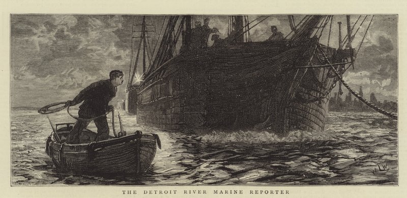 Detroit River Marine Reporter tekijältä William Lionel Wyllie