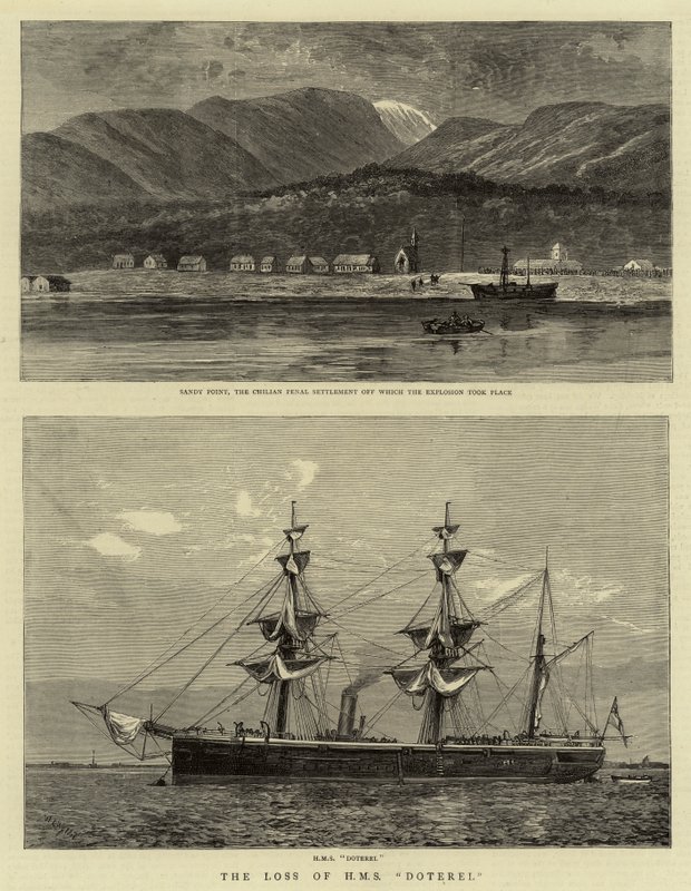 H M S Doterelin menetys tekijältä William Lionel Wyllie