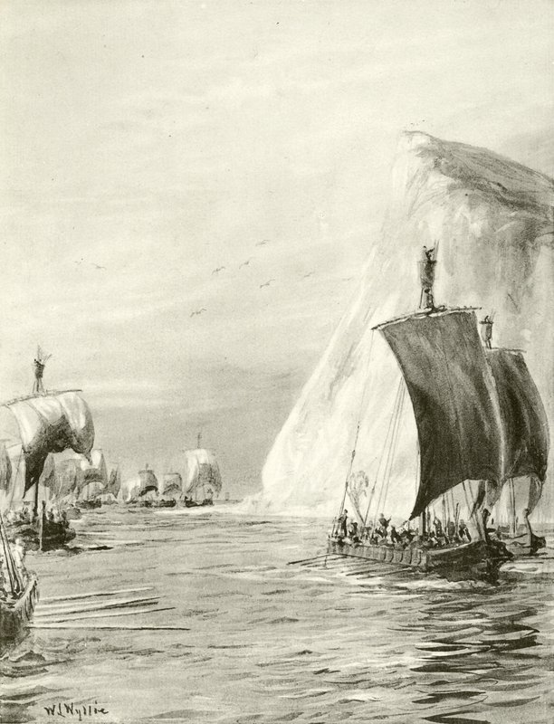 "Miesten asioissa on vuorovesi" (syväpaino) tekijältä William Lionel Wyllie