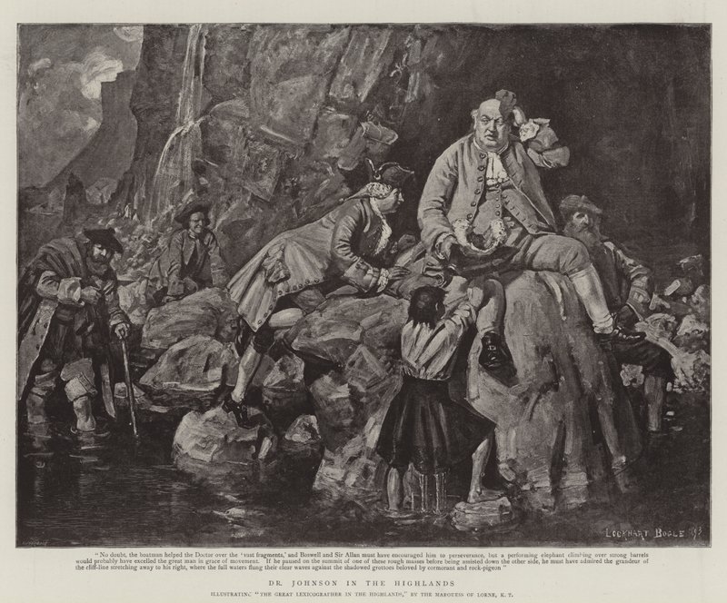 Tohtori Johnson Highlandsissa tekijältä William Lockhart Bogle