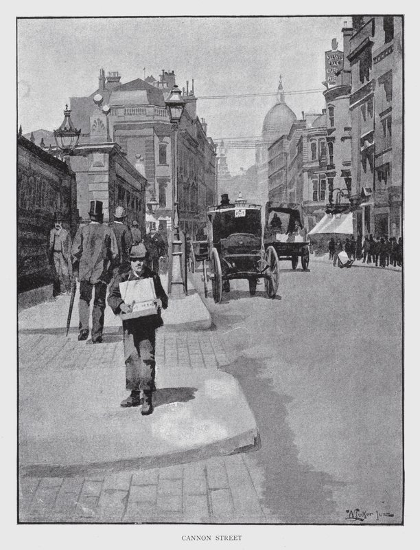 Cannon Street (litho) tekijältä William Luker