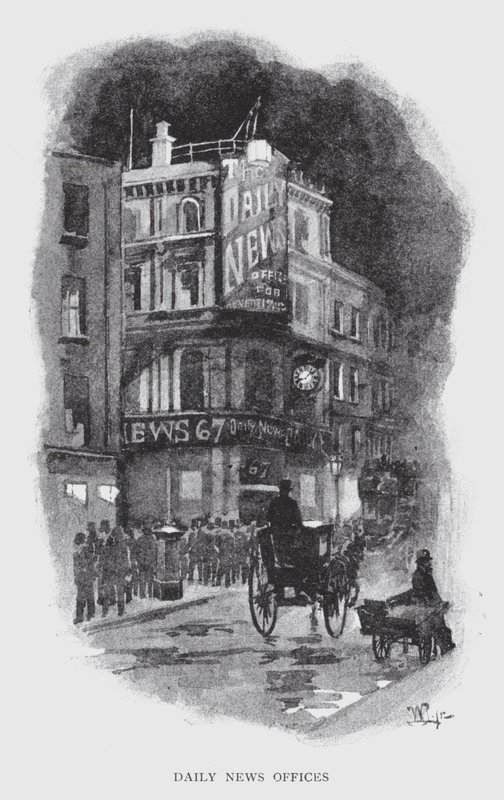 Daily News Offices (litho) tekijältä William Luker