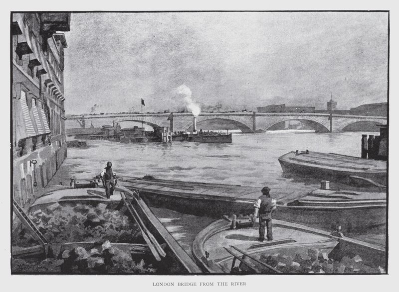 London Bridge for the River (litho) tekijältä William Luker