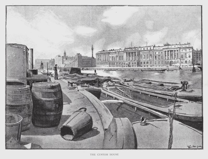 Custom House (litho) tekijältä William Luker