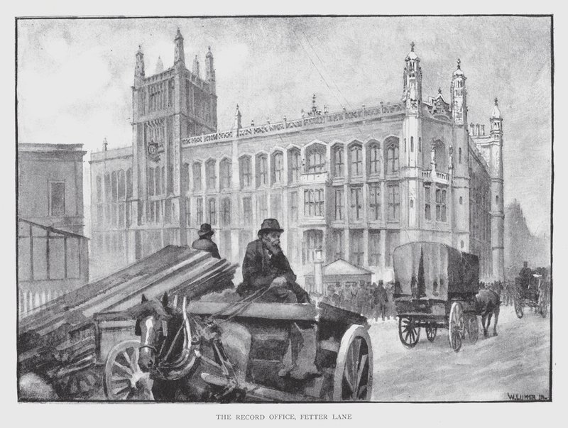 Levytoimisto, Fetter Lane (litho) tekijältä William Luker