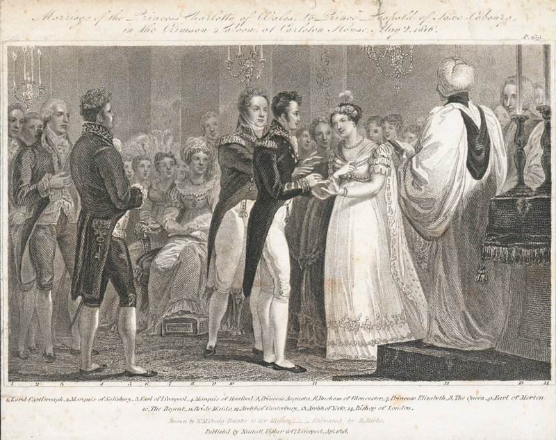 Prinsessa Charlotten häät tekijältä William Marshall (after) Craig