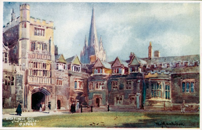 Brasenose College, Old Quad tekijältä William Matthison