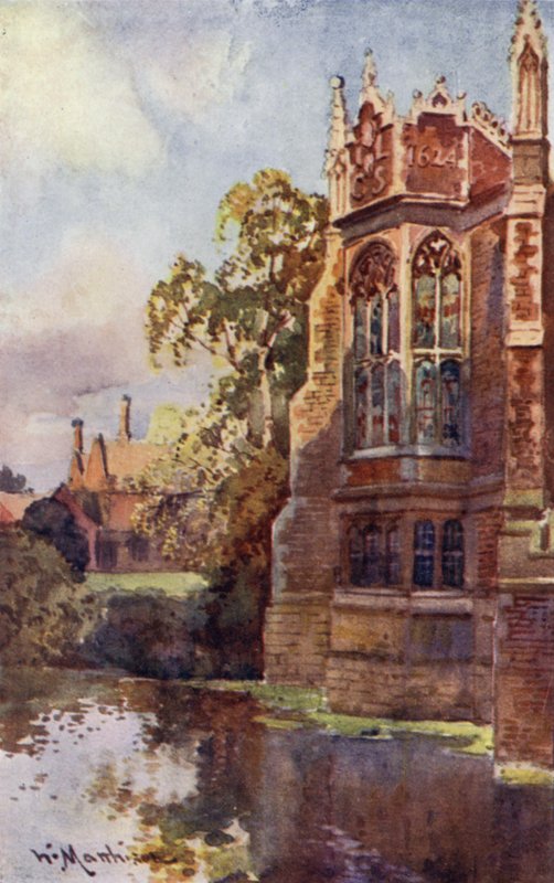 Kirjaston ikkuna, St Johns College, Huokausten sillalta tekijältä William Matthison