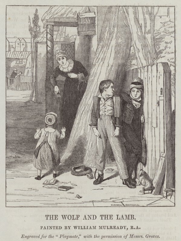 Susi ja lammas tekijältä William Mulready