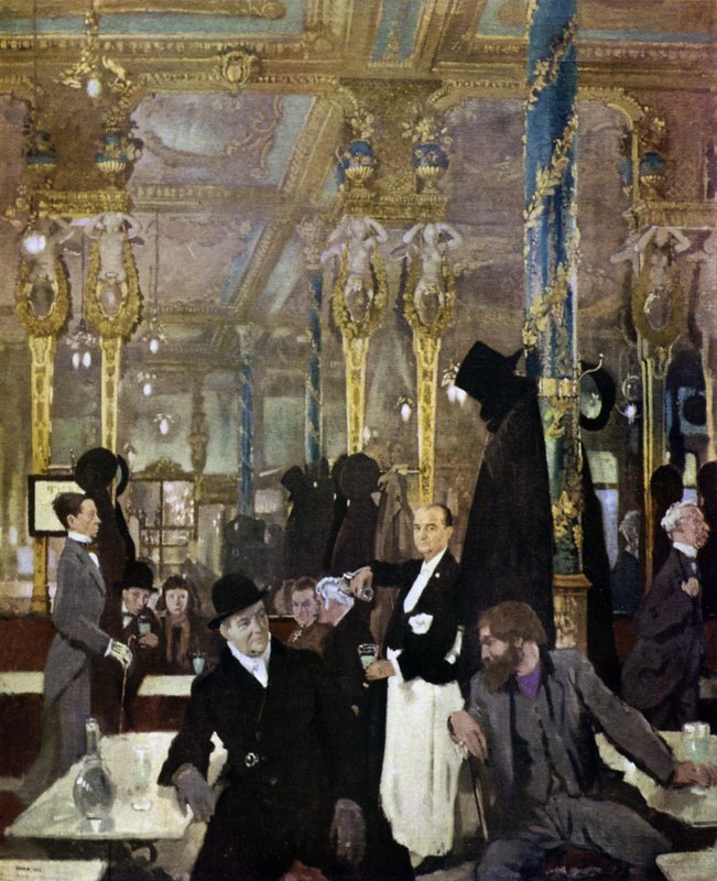 Cafe Royal, Lontoo, 1912 tekijältä William Orpen