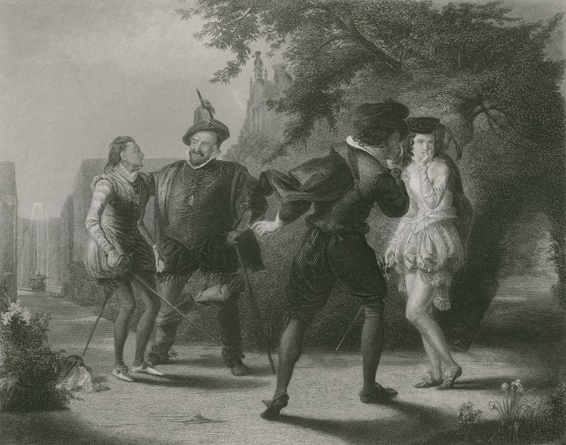 Kaksintaistelu, kahdestoista yö tekijältä William Powell Frith