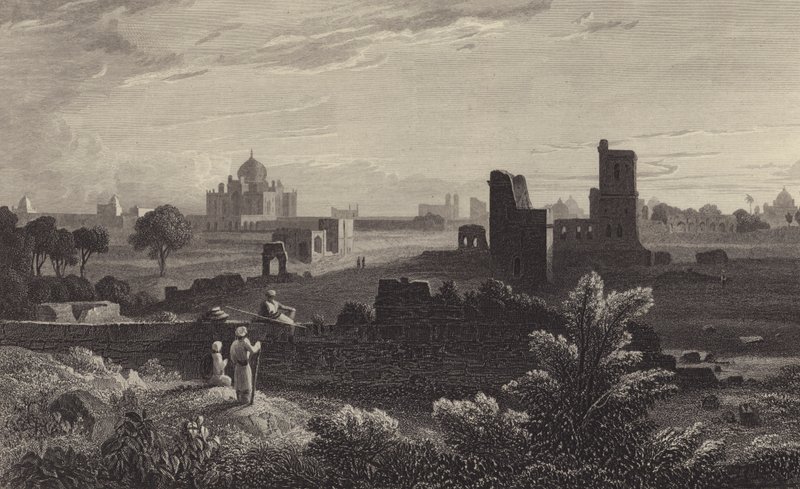 Humayunin hauta, Delhi (kaiverrus) tekijältä William Purser