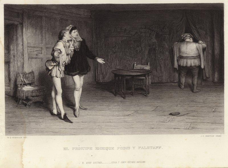 Prinssi Henry ja Falstaff tekijältä William Quiller Orchardson