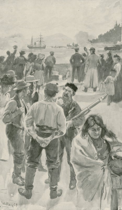 Vuosittaisen laivan saapuminen Fort Yorkiin, Hudson Baylle tekijältä William Rainey